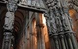 Galicie - Španělsko - Santiago de Compostela, katedrála, Portico de Gloria, 1168-88, románský portál