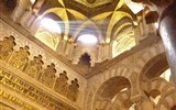 Cordóba - Španělsko - Andalusie - Cordoba. Mezquita, kopule maqsury, na stavbě se zúčastnili byzantští řemeslníci