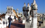 Barcelona - Španělsko - Barcelona - Casa Batlló, autor Antoni Gaudí, jedna z perel světové moderní architektury